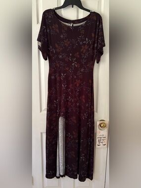 Free People Black Floral Dress